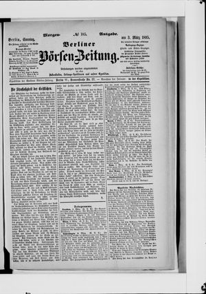 Berliner Börsen-Zeitung vom 03.03.1895