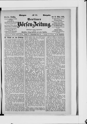 Berliner Börsen-Zeitung on Mar 12, 1895