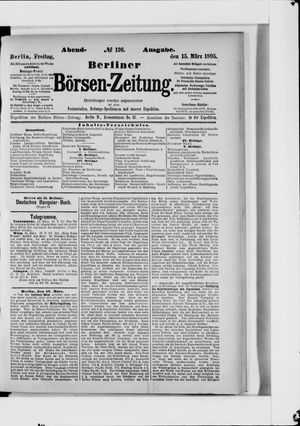 Berliner Börsen-Zeitung vom 15.03.1895