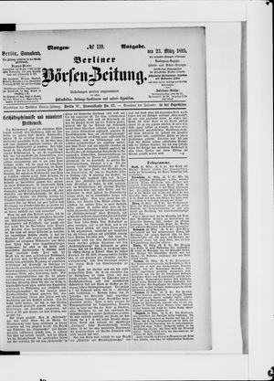 Berliner Börsen-Zeitung on Mar 23, 1895