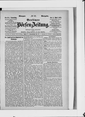 Berliner Börsen-Zeitung vom 04.04.1895