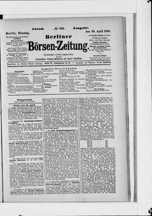 Berliner Börsen-Zeitung vom 30.04.1895