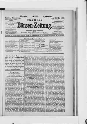 Berliner Börsen-Zeitung vom 30.05.1895
