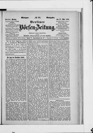 Berliner Börsen-Zeitung vom 31.05.1895