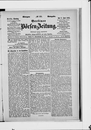 Berliner Börsen-Zeitung vom 02.06.1895