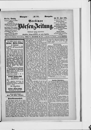 Berliner Börsen-Zeitung vom 30.06.1895
