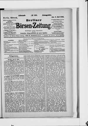 Berliner Börsen-Zeitung vom 03.07.1895