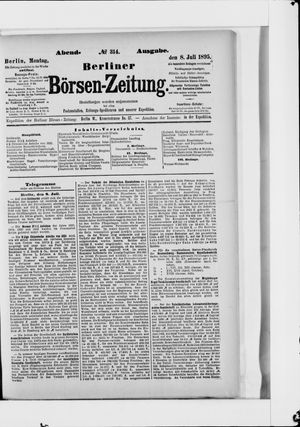 Berliner Börsen-Zeitung vom 08.07.1895