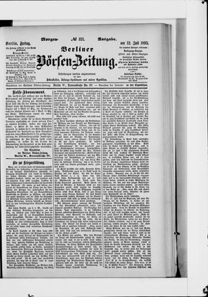 Berliner Börsen-Zeitung vom 12.07.1895