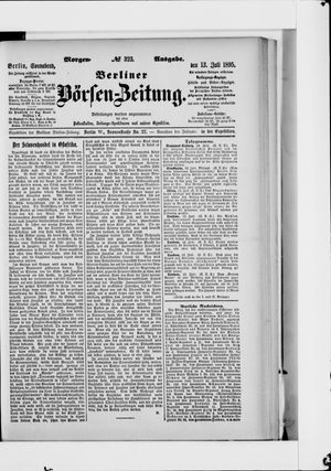 Berliner Börsen-Zeitung vom 13.07.1895