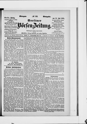 Berliner Börsen-Zeitung vom 19.07.1895