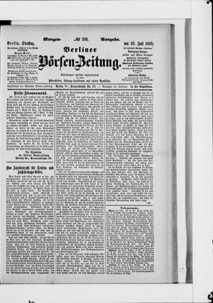 Berliner Börsen-Zeitung vom 23.07.1895
