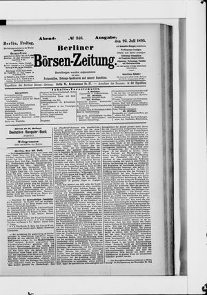 Berliner Börsen-Zeitung vom 26.07.1895