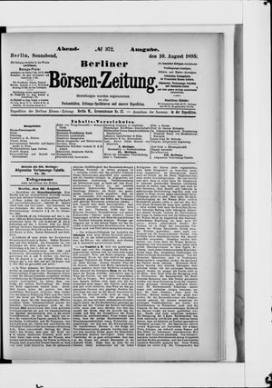 Berliner Börsen-Zeitung vom 10.08.1895