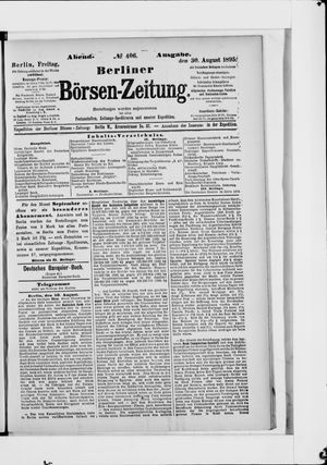 Berliner Börsen-Zeitung vom 30.08.1895