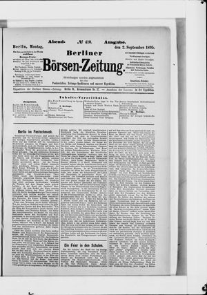 Berliner Börsen-Zeitung vom 02.09.1895