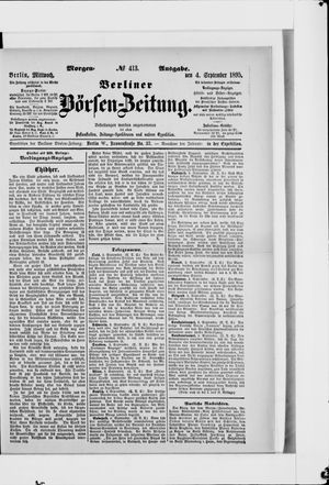 Berliner Börsen-Zeitung vom 04.09.1895