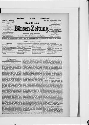 Berliner Börsen-Zeitung vom 16.09.1895
