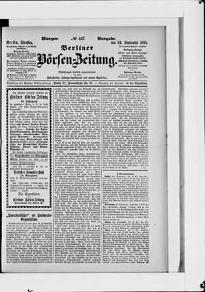 Berliner Börsen-Zeitung vom 24.09.1895