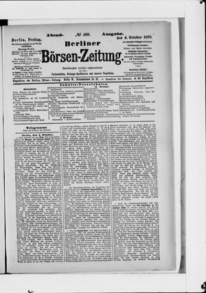 Berliner Börsen-Zeitung vom 04.10.1895