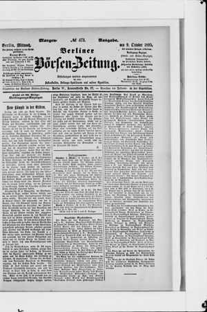 Berliner Börsen-Zeitung on Oct 9, 1895