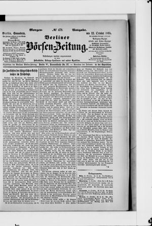 Berliner Börsen-Zeitung vom 12.10.1895