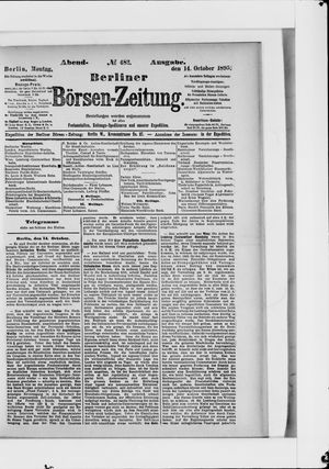 Berliner Börsen-Zeitung vom 14.10.1895
