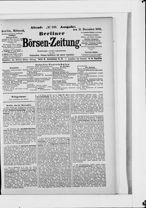 Berliner Börsen-Zeitung vom 11.12.1895