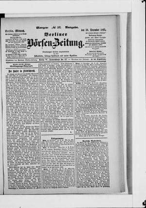 Berliner Börsen-Zeitung vom 18.12.1895