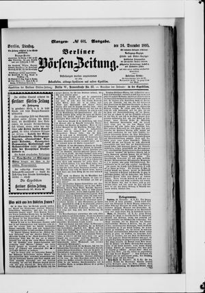 Berliner Börsen-Zeitung vom 24.12.1895