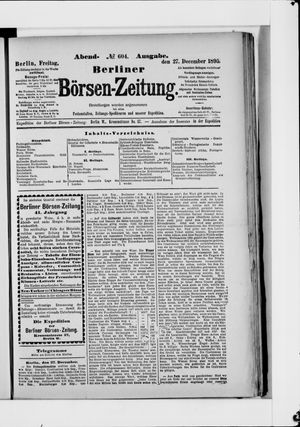 Berliner Börsen-Zeitung vom 27.12.1895