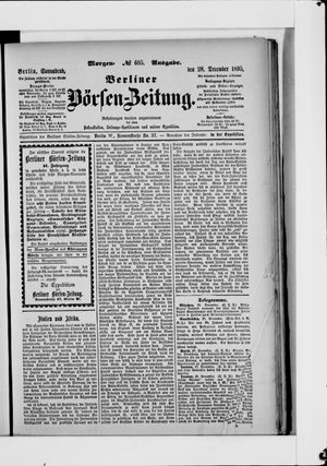 Berliner Börsen-Zeitung on Dec 28, 1895