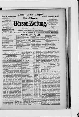 Berliner Börsen-Zeitung on Dec 28, 1895