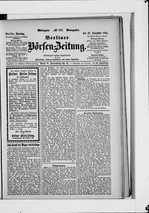 Berliner Börsen-Zeitung vom 29.12.1895