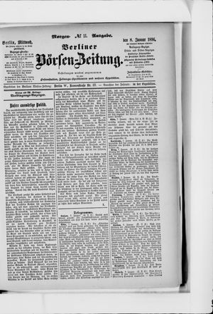 Berliner Börsen-Zeitung vom 08.01.1896
