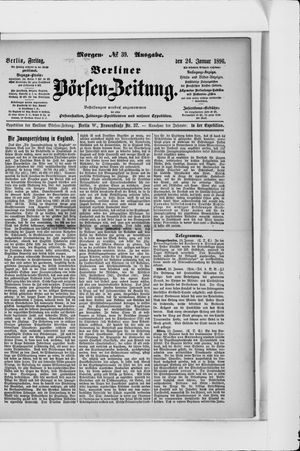 Berliner Börsen-Zeitung vom 24.01.1896