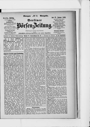 Berliner Börsen-Zeitung vom 31.01.1896
