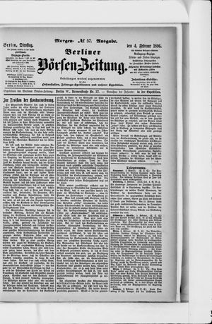 Berliner Börsen-Zeitung vom 04.02.1896