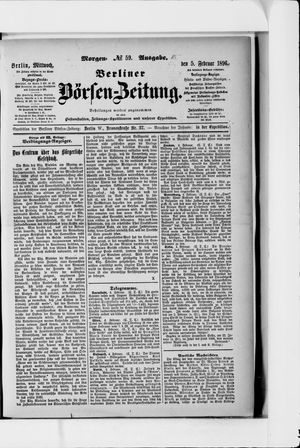 Berliner Börsen-Zeitung vom 05.02.1896