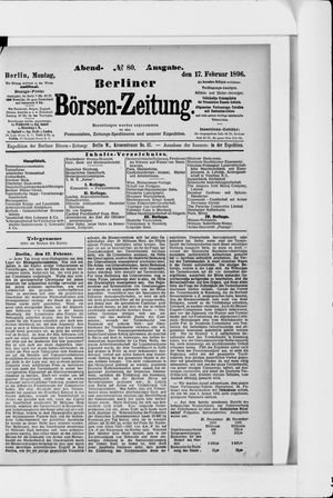 Berliner Börsen-Zeitung vom 17.02.1896
