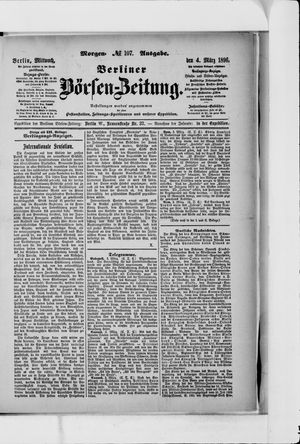 Berliner Börsen-Zeitung vom 04.03.1896