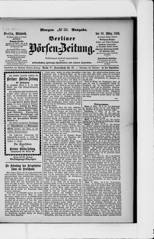 Berliner Börsen-Zeitung vom 18.03.1896