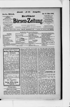 Berliner Börsen-Zeitung vom 18.03.1896