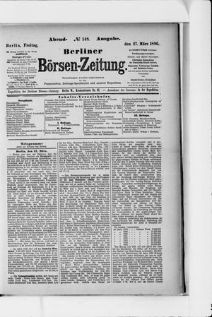 Berliner Börsen-Zeitung vom 27.03.1896