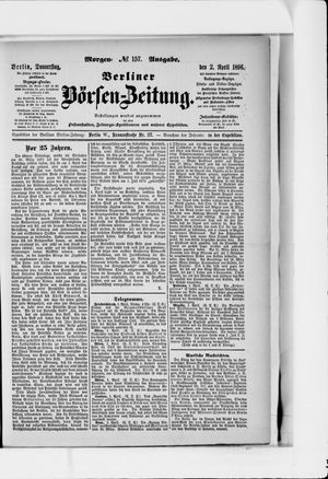Berliner Börsen-Zeitung vom 02.04.1896