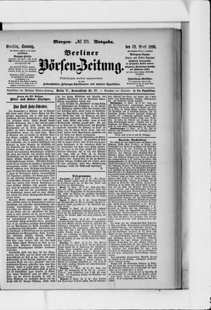 Berliner Börsen-Zeitung on Apr 12, 1896