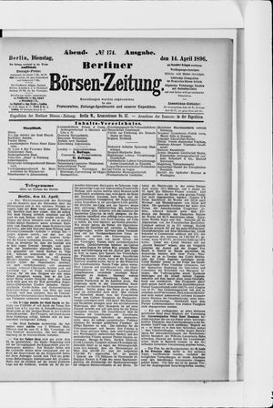 Berliner Börsen-Zeitung vom 14.04.1896