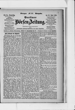 Berliner Börsen-Zeitung vom 30.04.1896