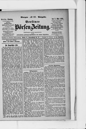 Berliner Börsen-Zeitung on May 3, 1896
