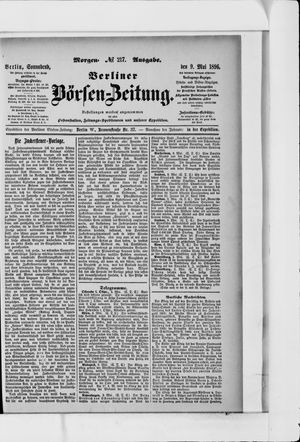Berliner Börsen-Zeitung vom 09.05.1896
